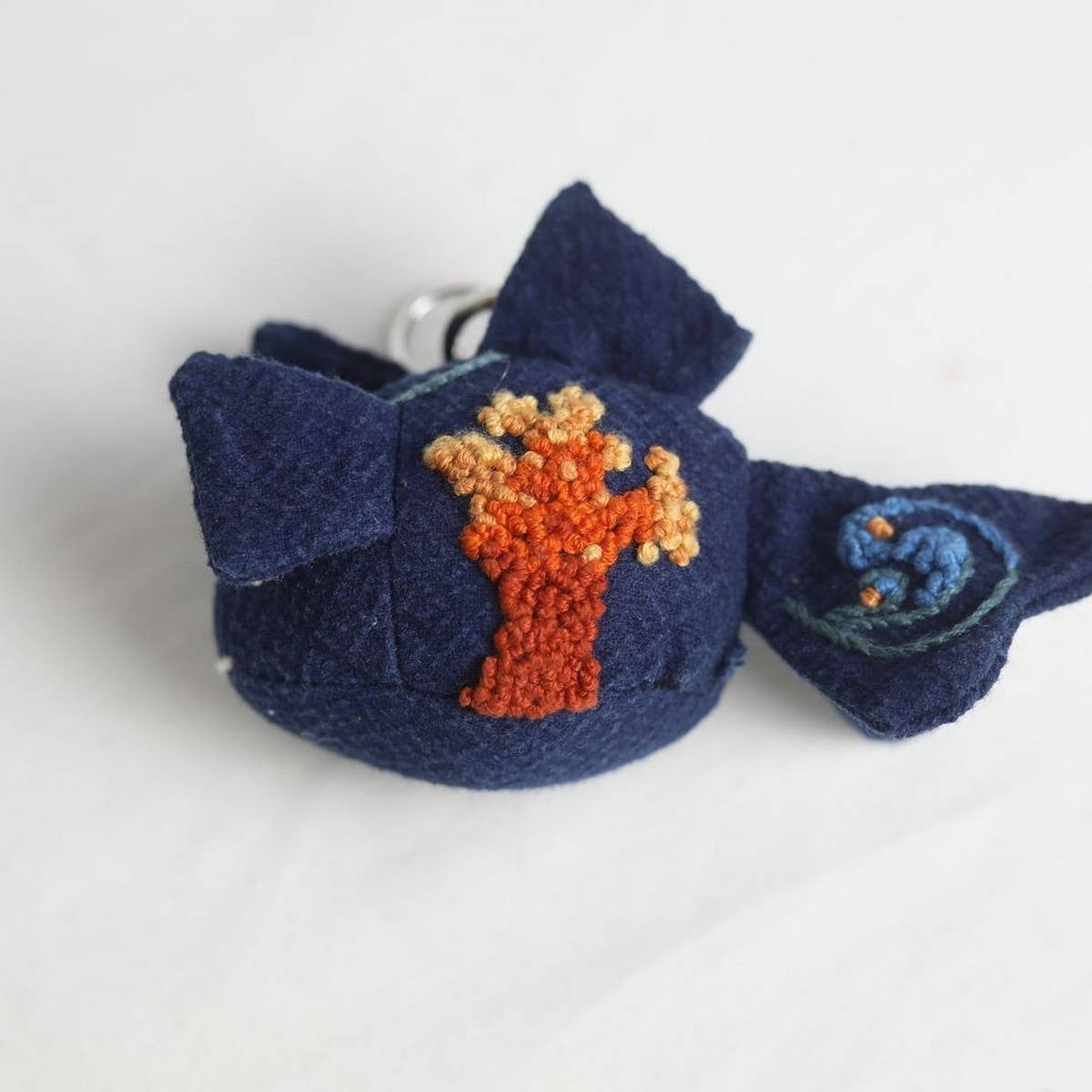 Embroidered Coral Fish Plush Charm