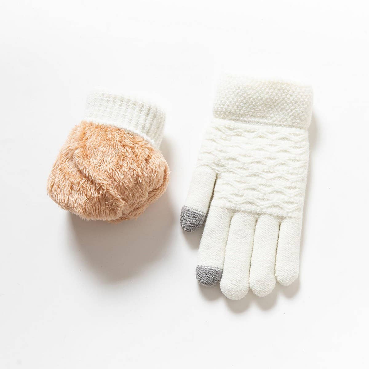 CWAG00555_WINTER KNIT THERMAL SKI CYCLING GLOVES