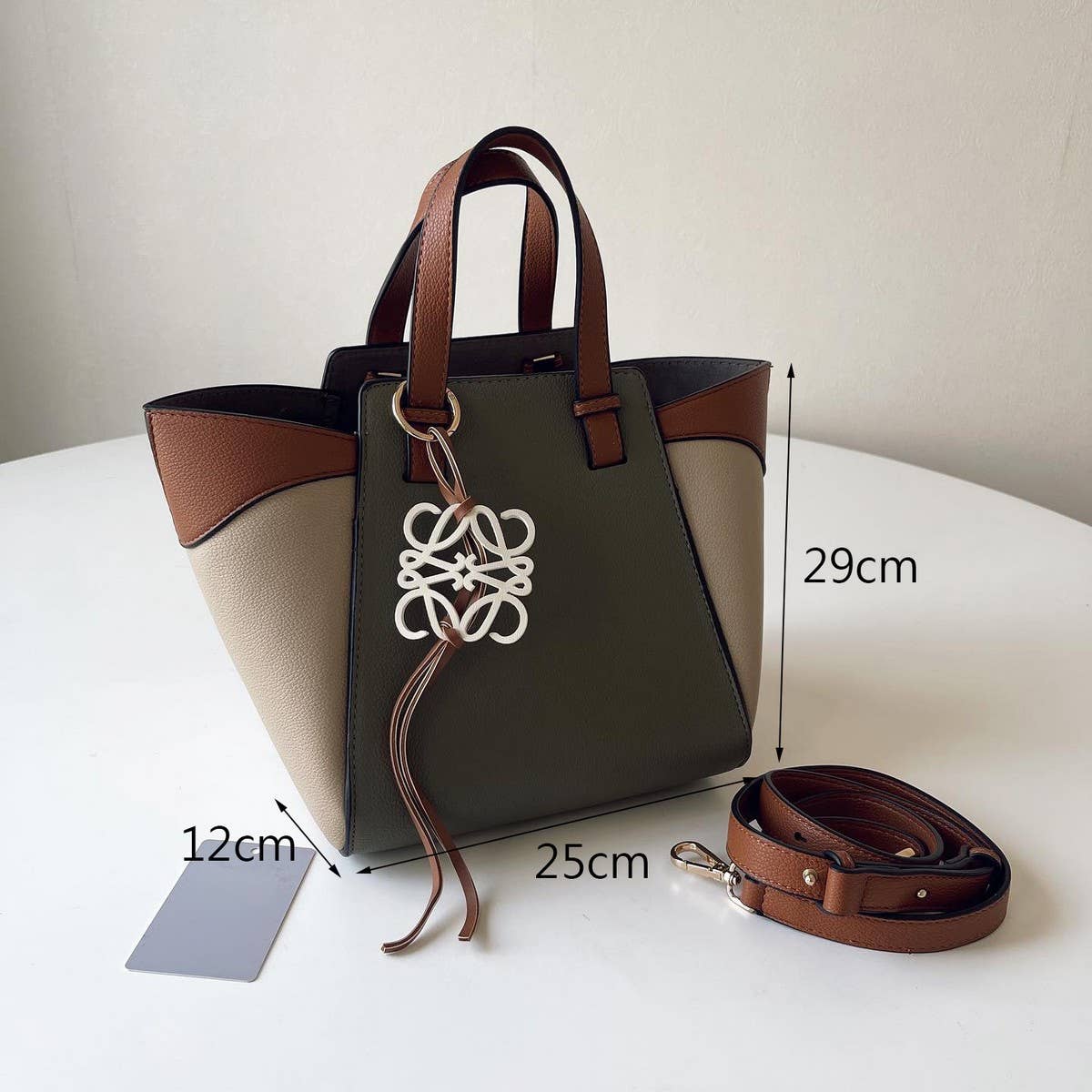 SIMPLE SPLICING CONTRASTING COLORS CROSSBODY BAG_CWAB1944