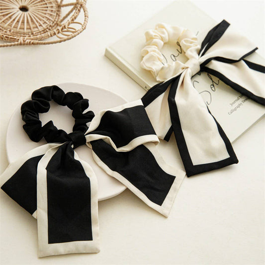 BOW HAIR BAND PONYTAIL RIBBON HAIR ACCESSORIES_CWAHA4162