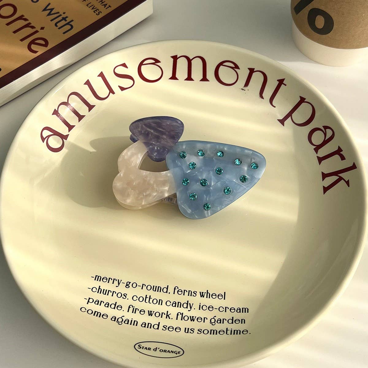 Cute Colorful Mushroom Acetate Hair Claw