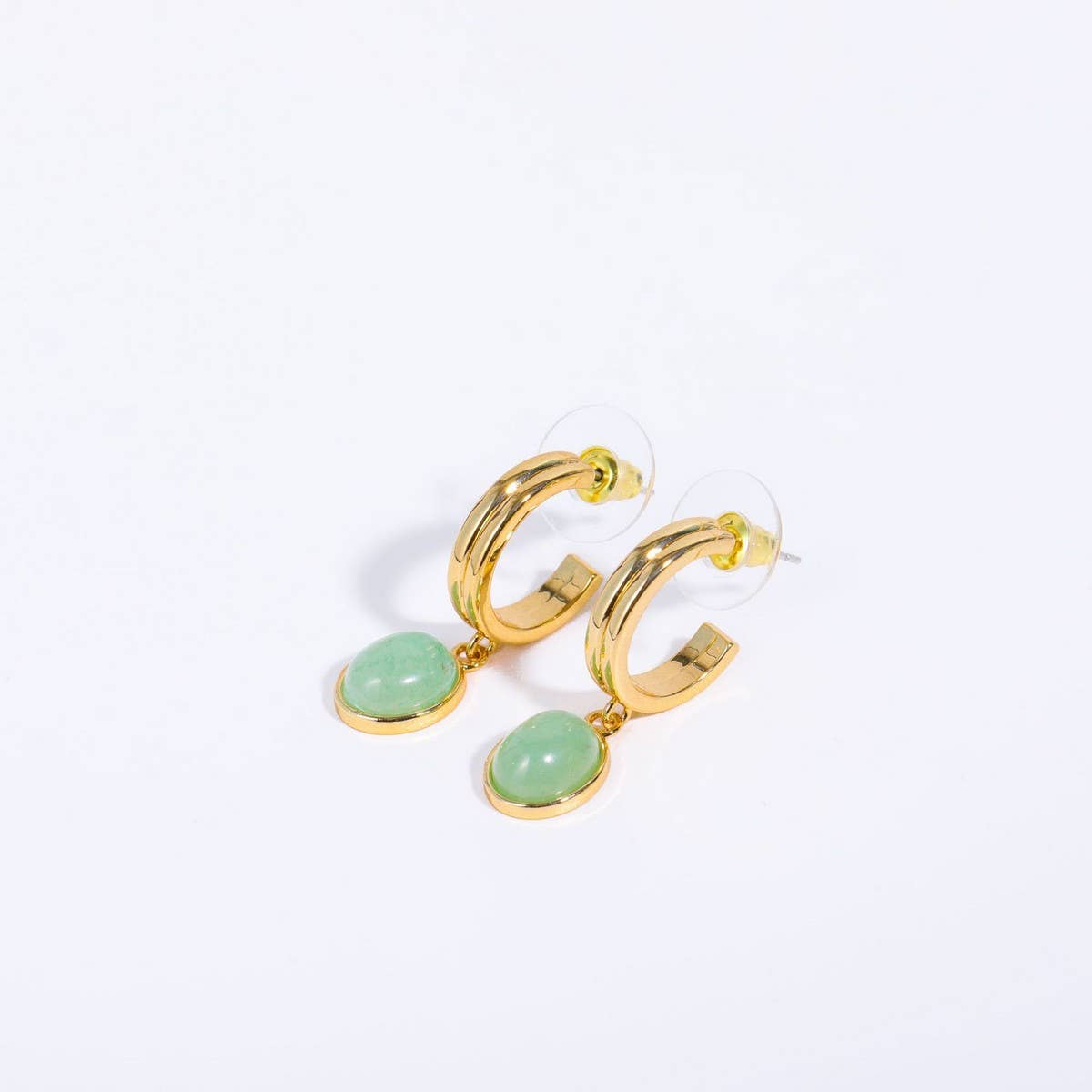 Vintage Green Aventurine Natural Stone Necklace