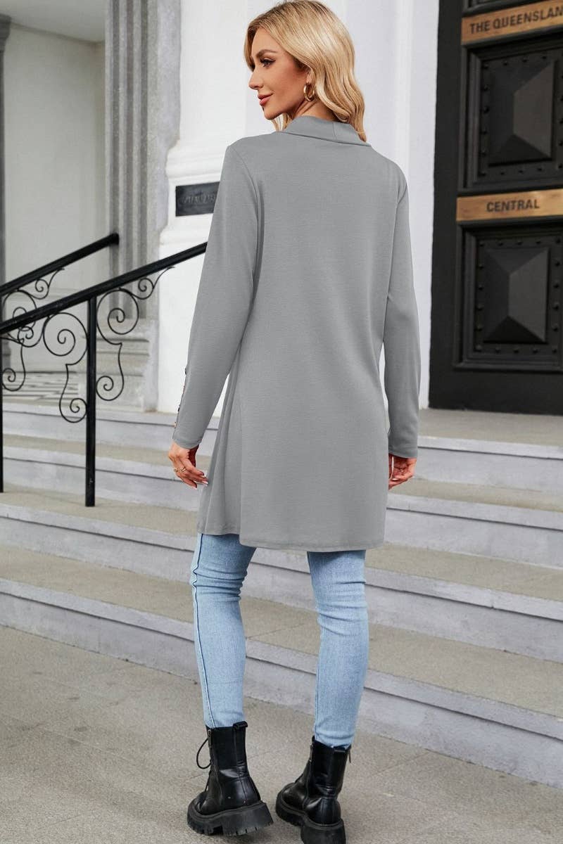 CWOCAL2124_SOLID COLOR BUTTON-UP LONG SLEEVE KNIT CARDIGAN