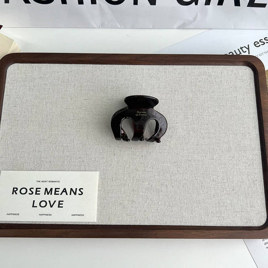 Medium Pumpkin Acetate Hair Claw Clip