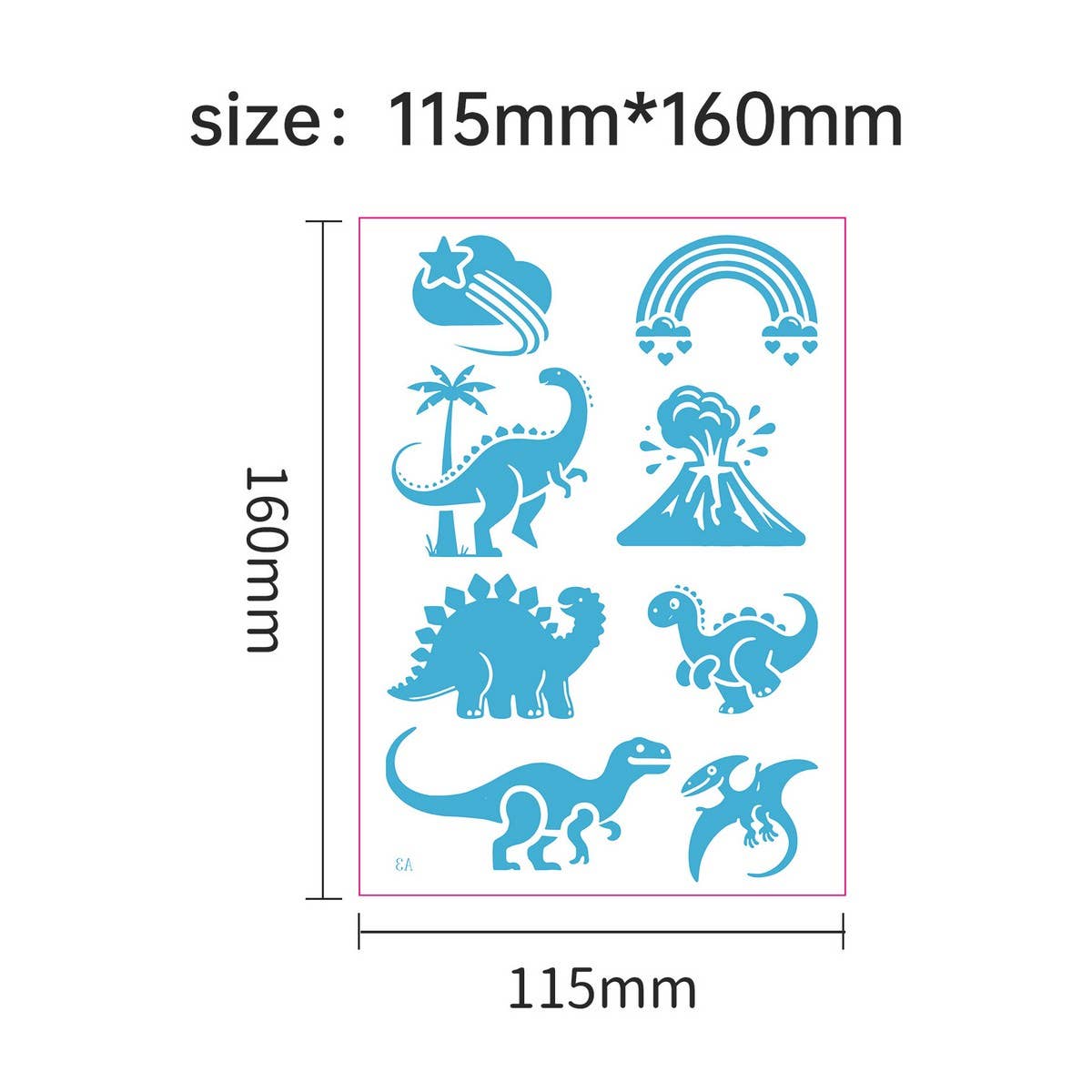 Kids Tattoo Sticker Set Creative Body Art Decals