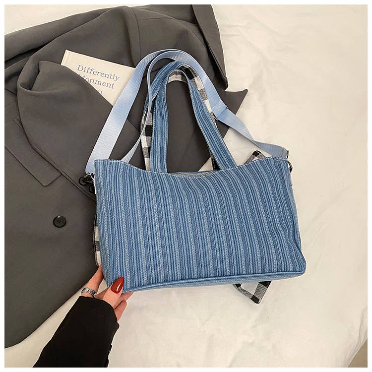 Single-shoulder bow school-style bag