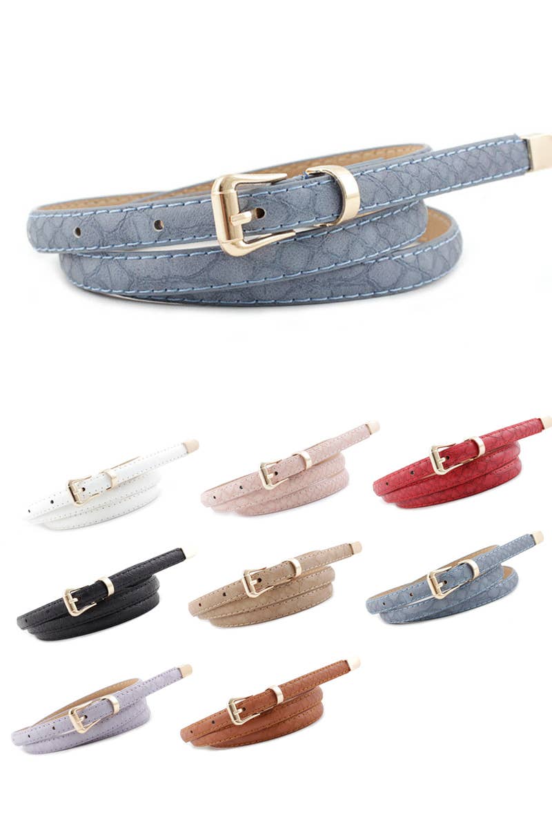 PATTERNED DANDY SLIM BELT_CWABE0077