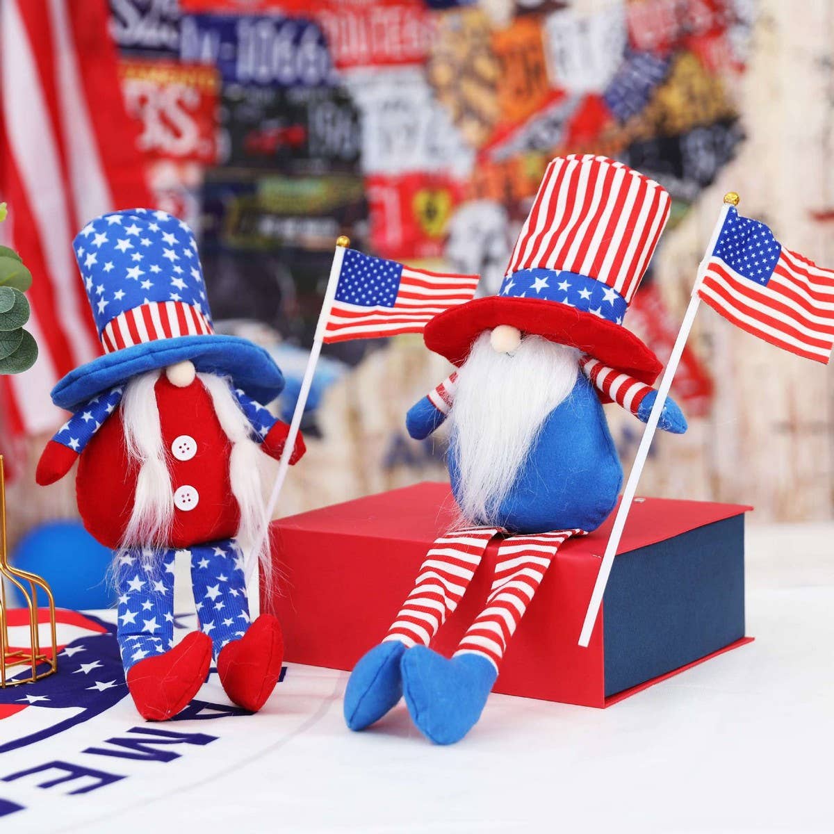 CWMM9497_INDEPENDENCE DAY HAND-HELD FLAG ORNAMENTS