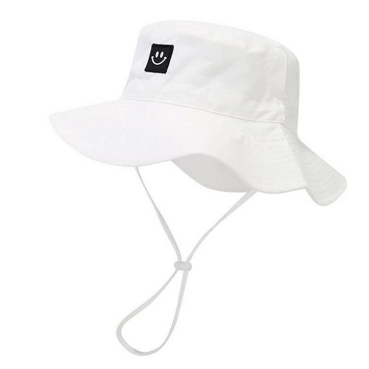 Kids Smiley Face Quick-Dry Sun Hat for Summer_CWAH3785