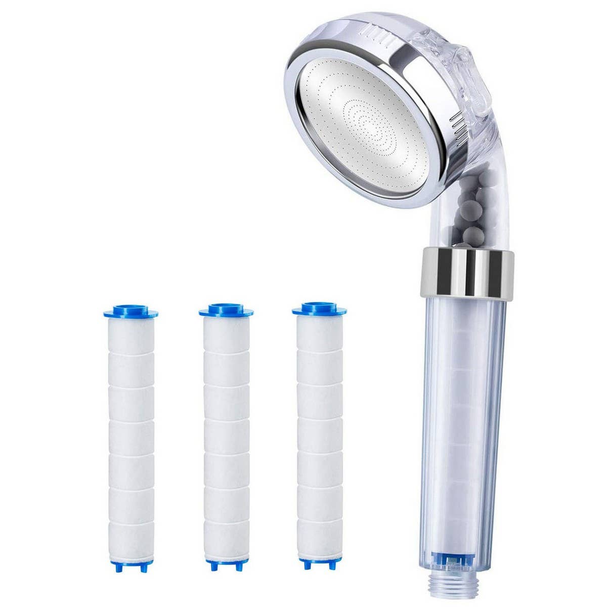 FILTERED BOOSTER WATER-SAVING SHOWER HEAD