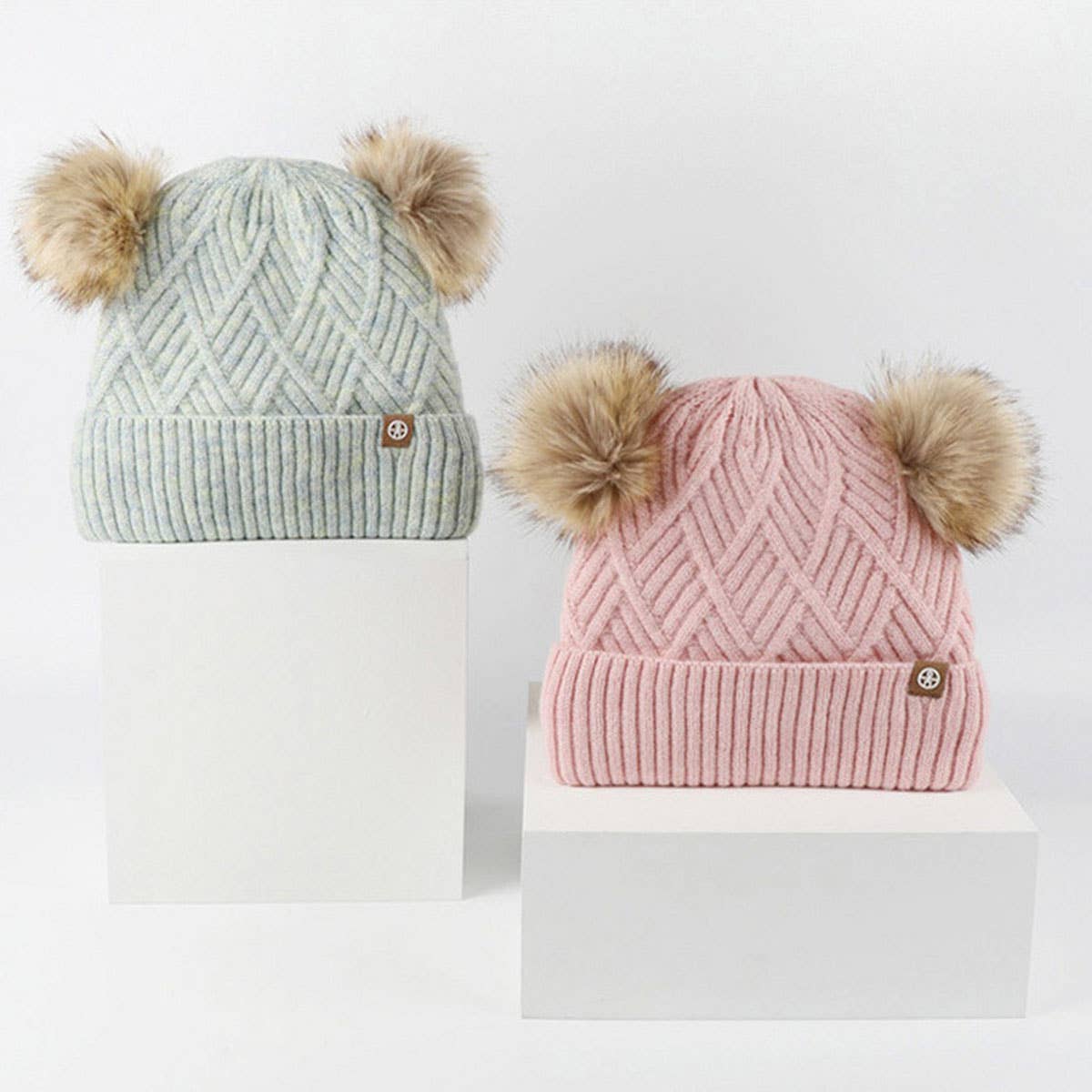 CHILDREN'S WOOL WARM KNITTED THREE-PIECE SUIT