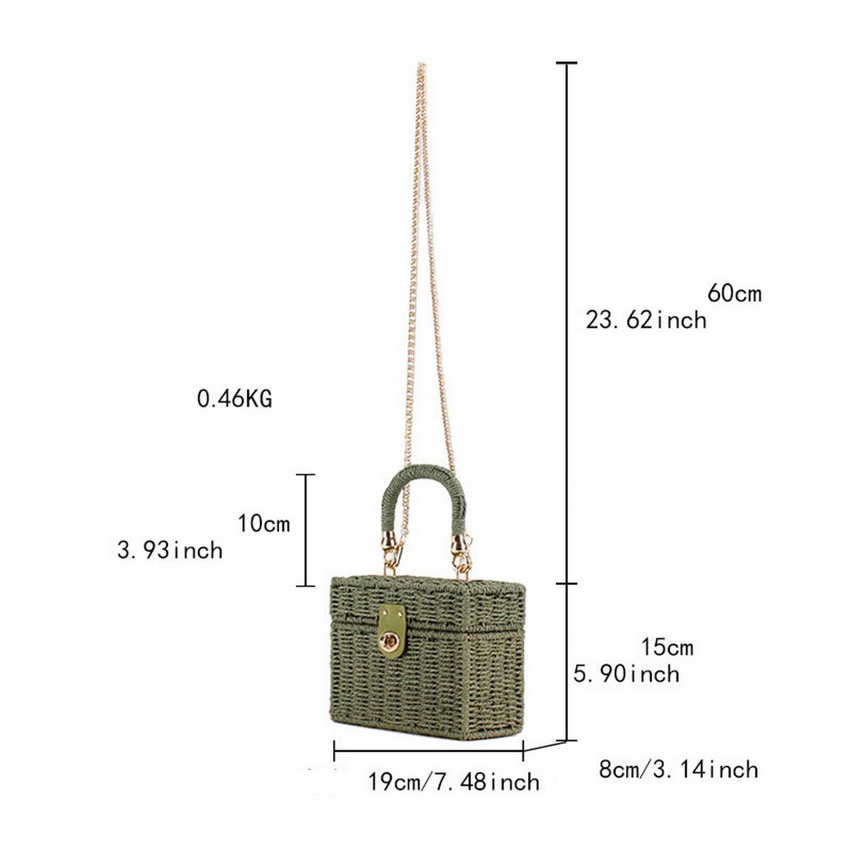 DUAL-PURPOSE LEISURE PAPER ROPE WOVEN BAG_CWAB4713