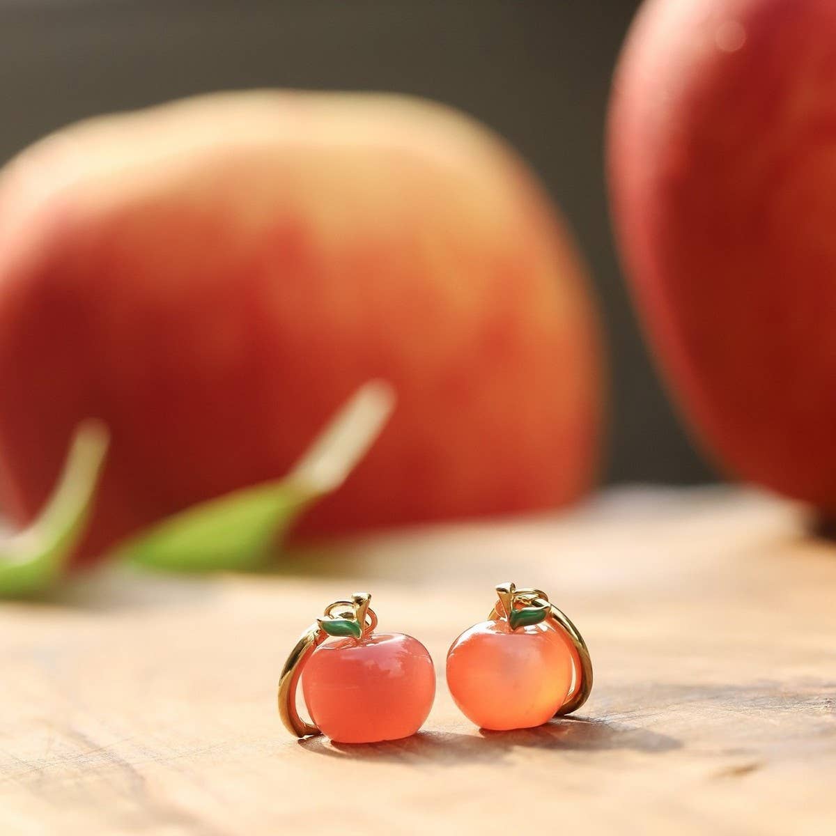 Hot Summer Fruit Earrings Watermelon Lemon Cactus