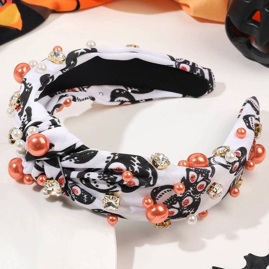 HALLOWEEN DIAMOND PEARL HEADBAND_CWAHA1636