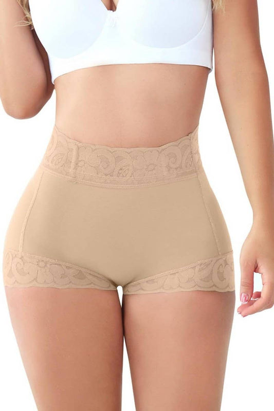 CWMU0314_LACE BODY SHAPING BUTTOCKS SHAPING PANTIES