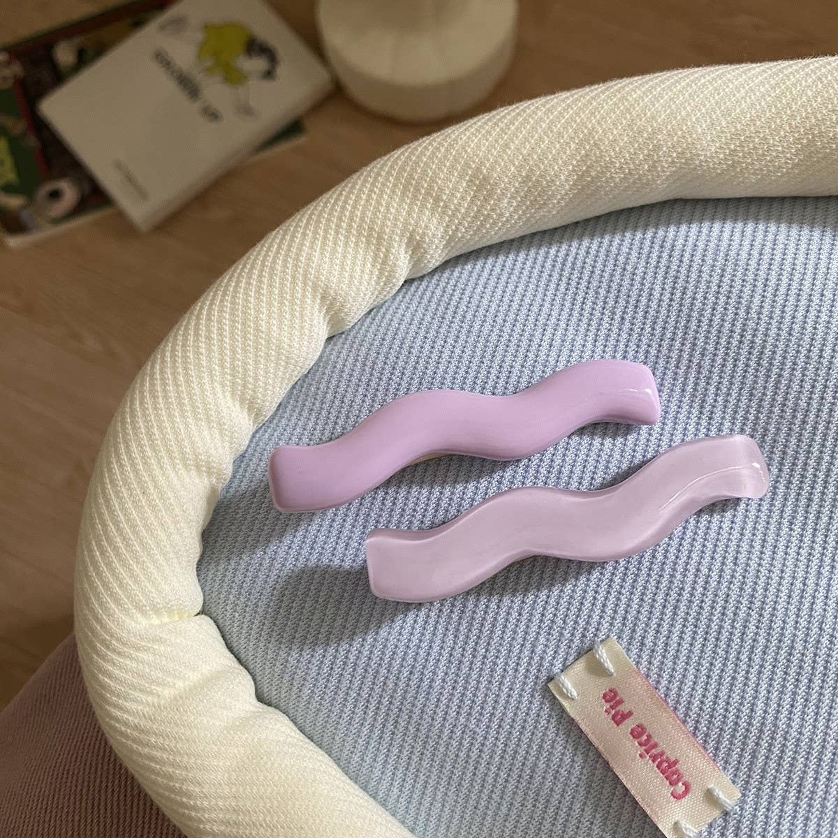 Candy Color Acrylic Wave Hair Clip - Side Bang Pin_CWAHA1289