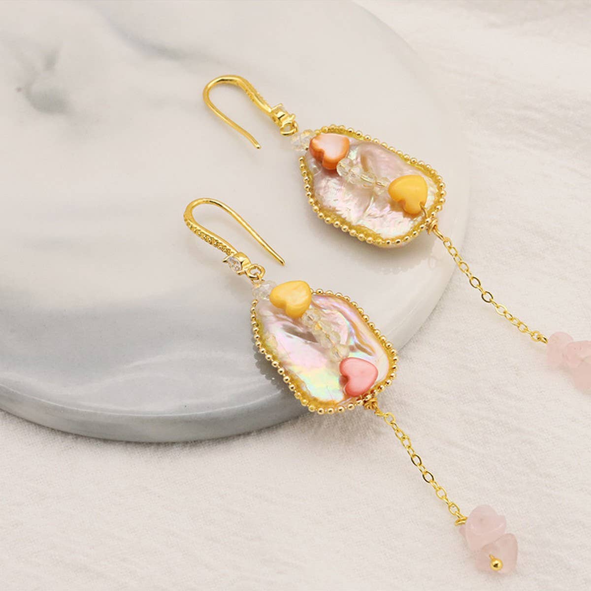 VERSATILE ANTI-ALLERGIC SWEET PEARL EARRINGS