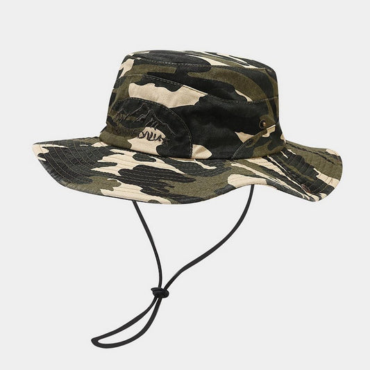 Embroidered Camouflage Sun Hat ? UV Protection_CWAH3830