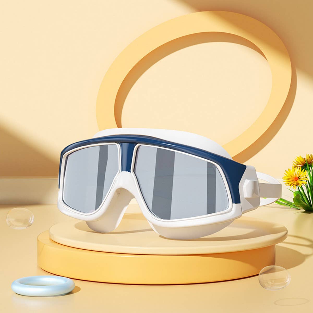 Adult HD Anti-Fog Prescription Swim Goggles_CWMM6631