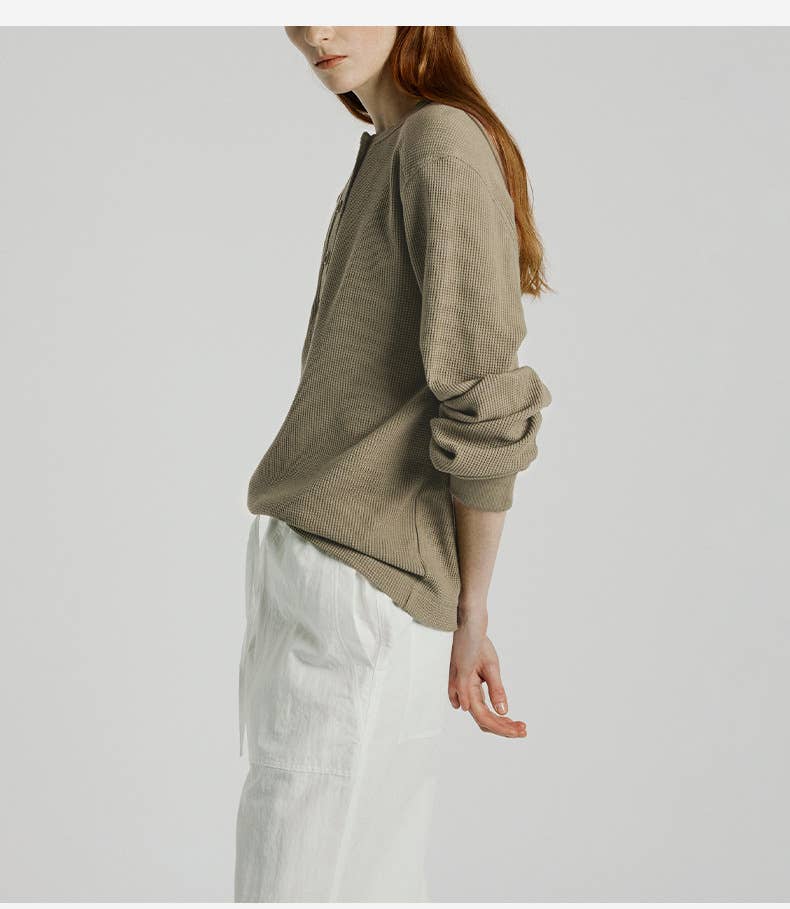 WAFFLE COMMUTER STYLE SINGLE-BREASTED HOODIE