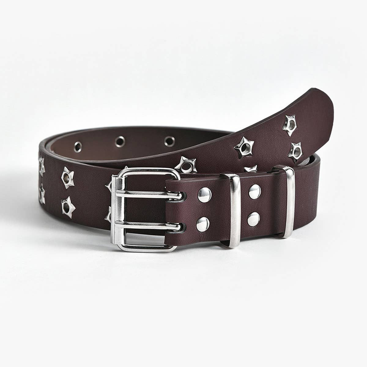 CWABE0873_FASHION STAR EYELET HOLLOW PUNK BELT