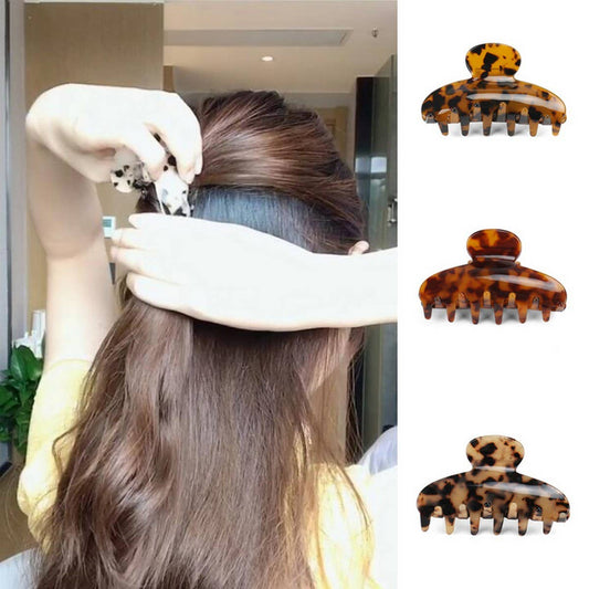 ACETATE HAIR CLIP HAIRPIN HALF-TIED SHARK CLIP_CWAHA4251