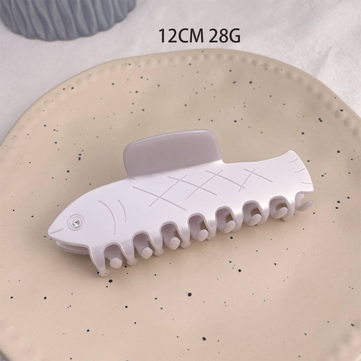 OCEAN WHALE SHELL FISH SEASHELL HAIR CLAW CLIPS_CWAHA0550