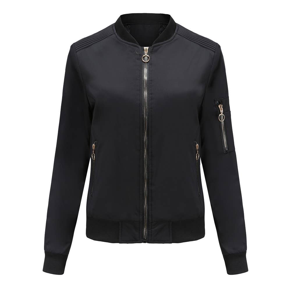 Stylish women's jacket casual cotton jacket