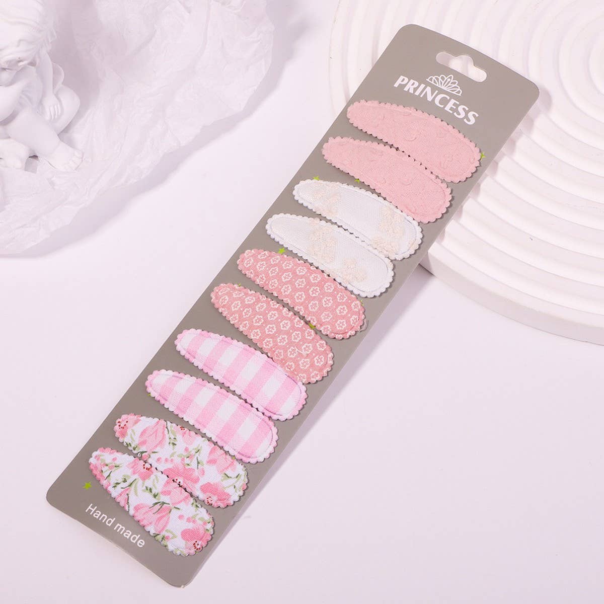 Floral Embroidered BB Clip Set ? Fresh & Cute