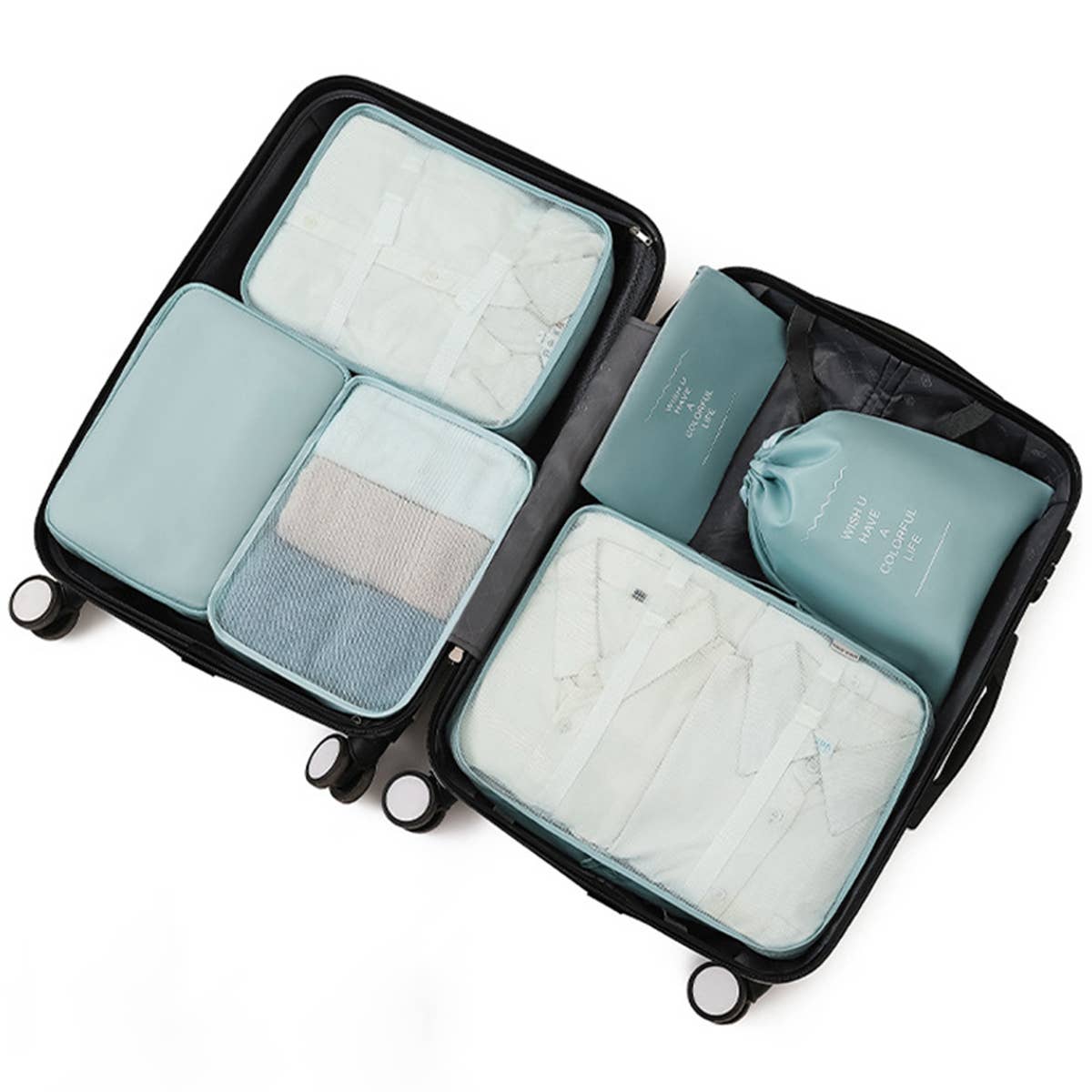 6/7-Piece Waterproof Travel Packing Cube Set_CWAB0542