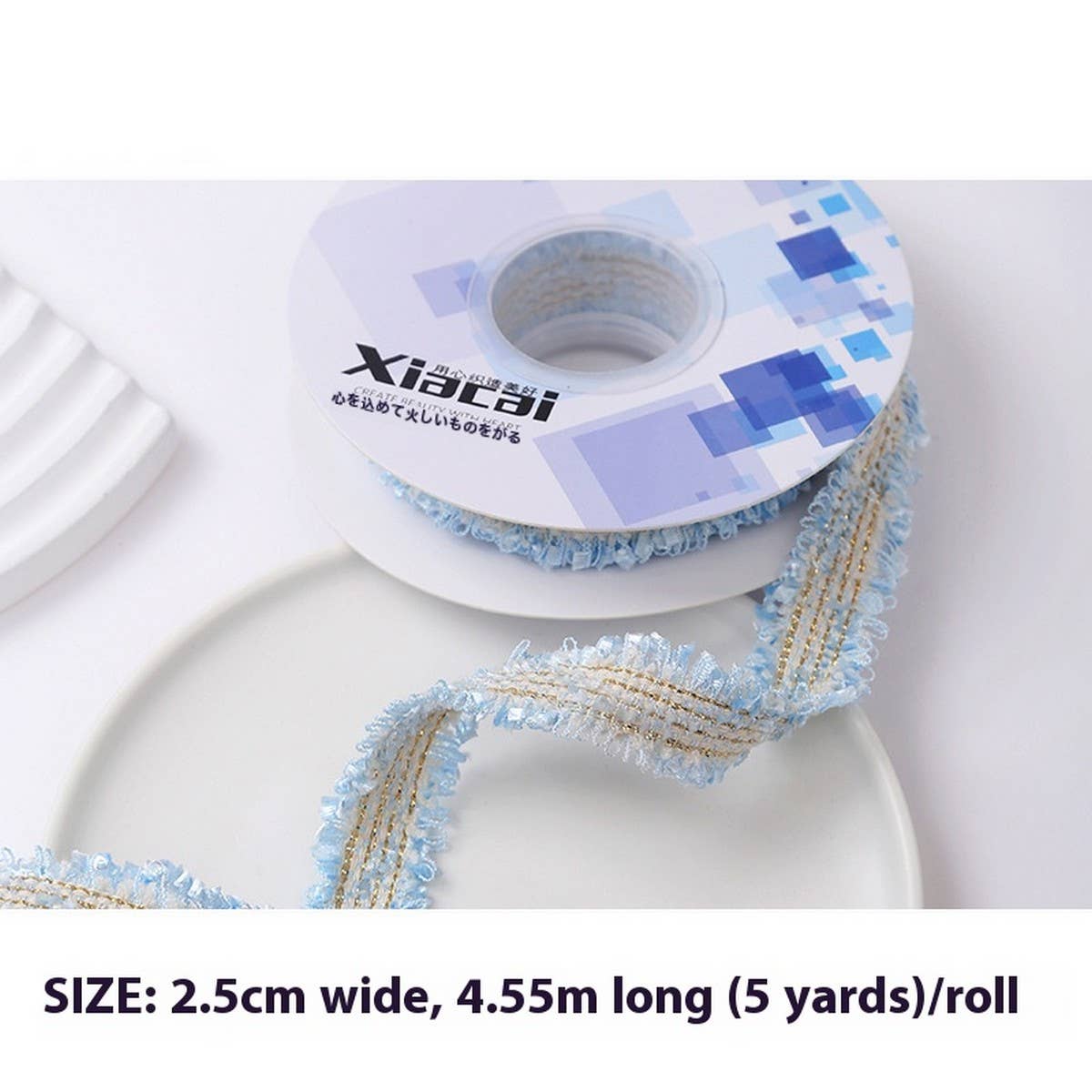 RIBBON TWEED BOUQUET FLOWER WRAP DIY RIBBON