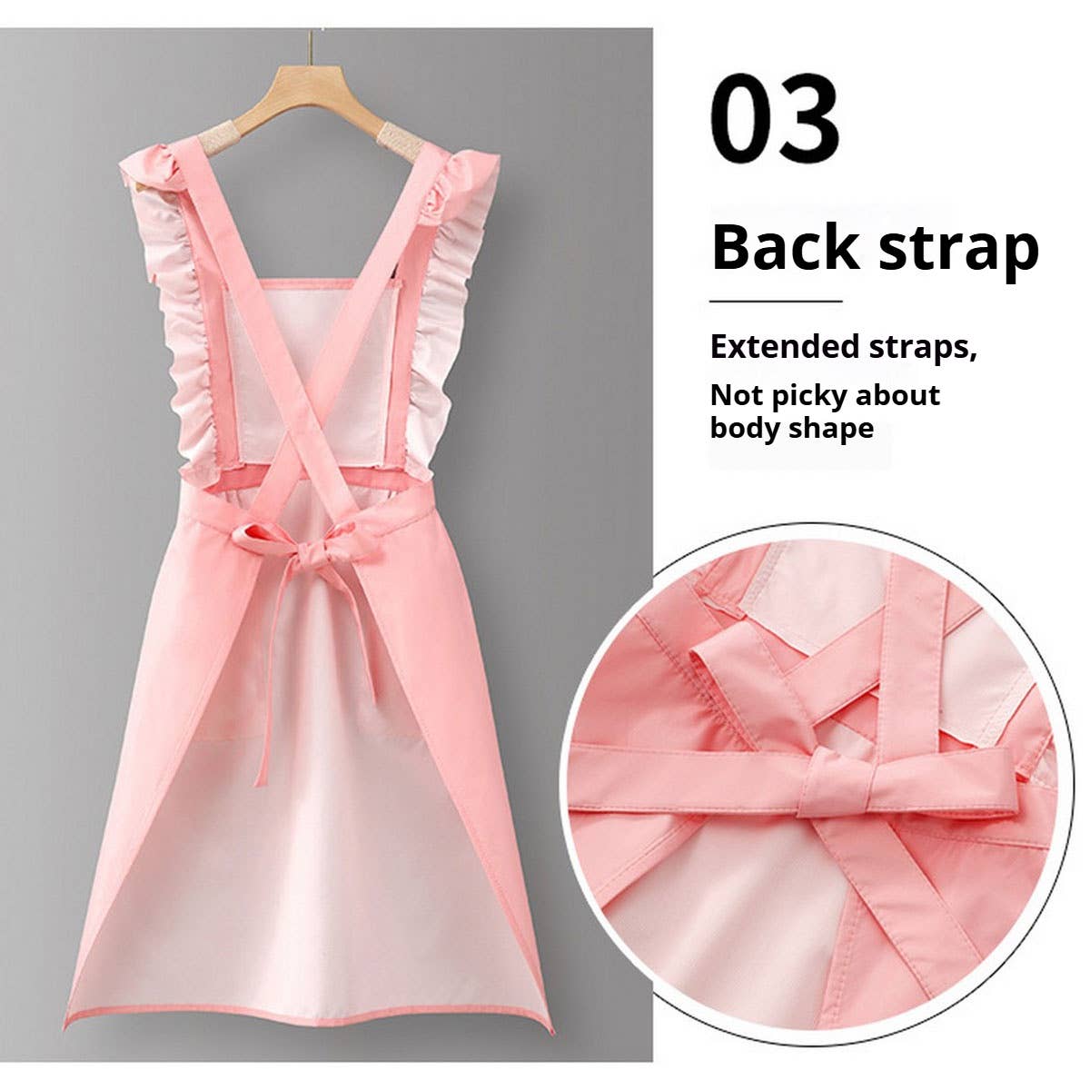 Houndstooth /Solid Color Waterproof Work Apron