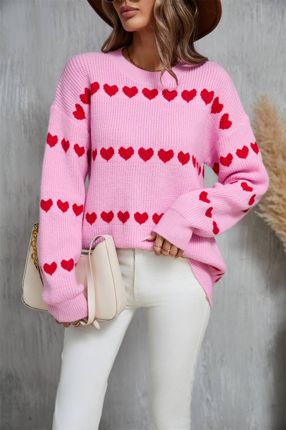 KNITWEAR LOVE FASHION PULLOVER SWEATER
