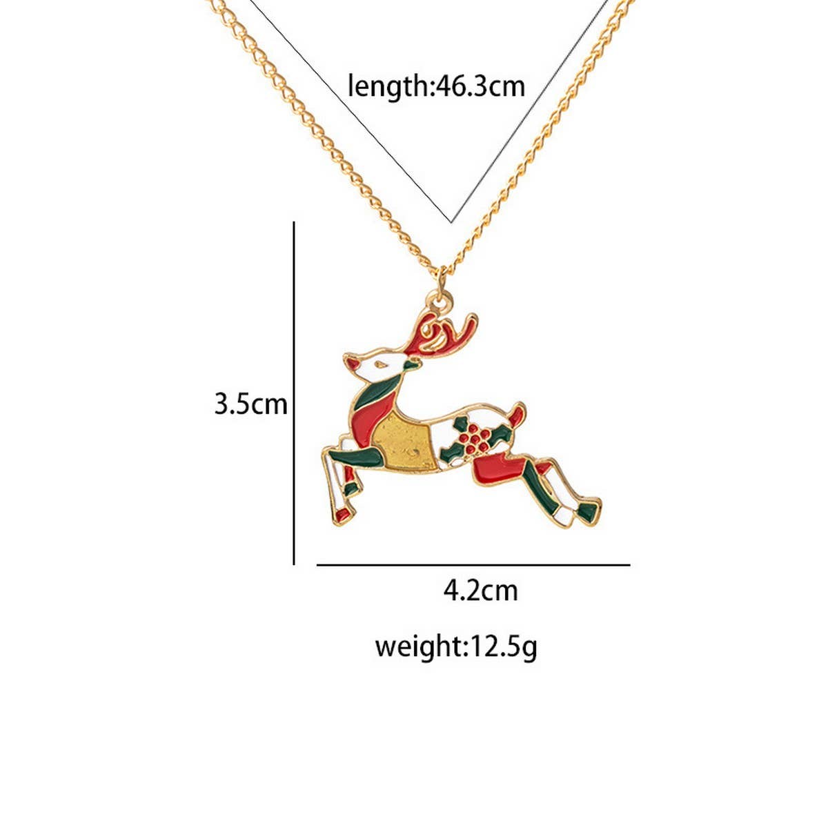 CHRISTMAS CARTOON PERSONALITY VERSATILE NECKLACE