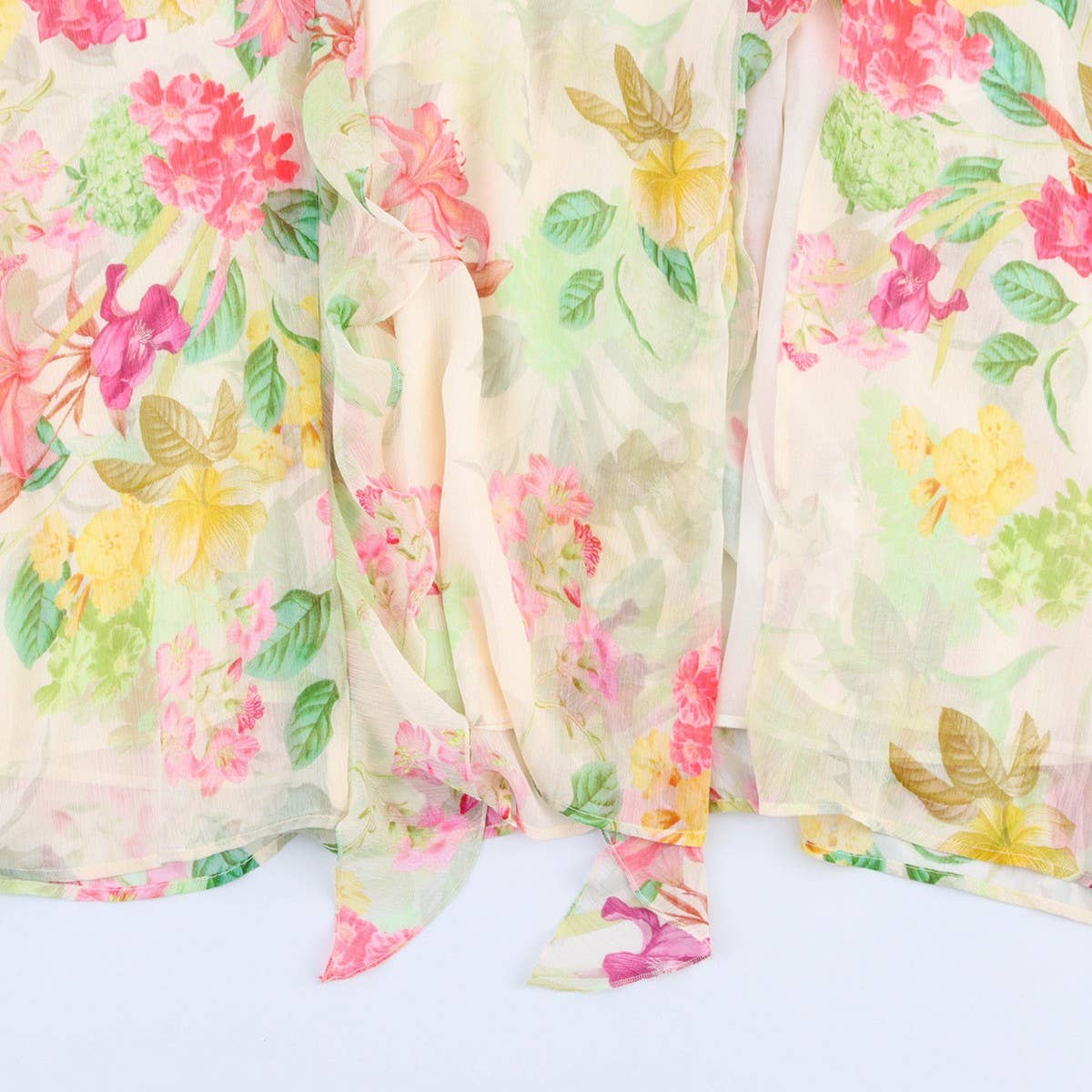 Floral Print Dress with Cutout Detail for Women