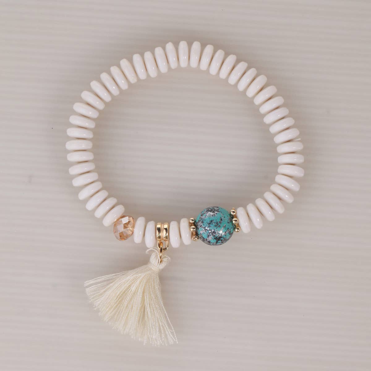 TURQUOISE BRACELET MULTI-LAYER TASSEL BRACELET
