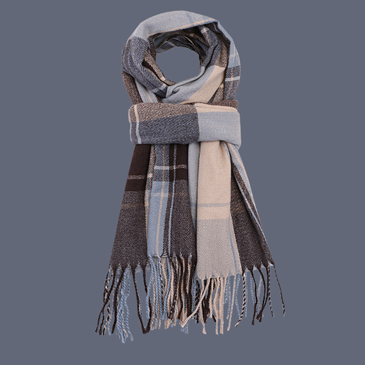 Tassel Scarf for Women - Thick Winter Warmth