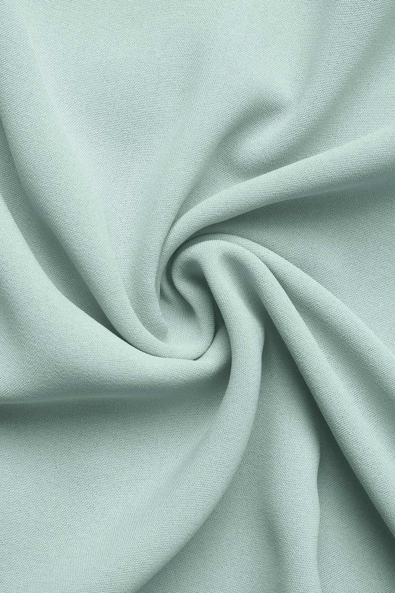 CWDSD6697_SOLID COLOR ROUND NECK PLEATED SLEEVELESS DRESS