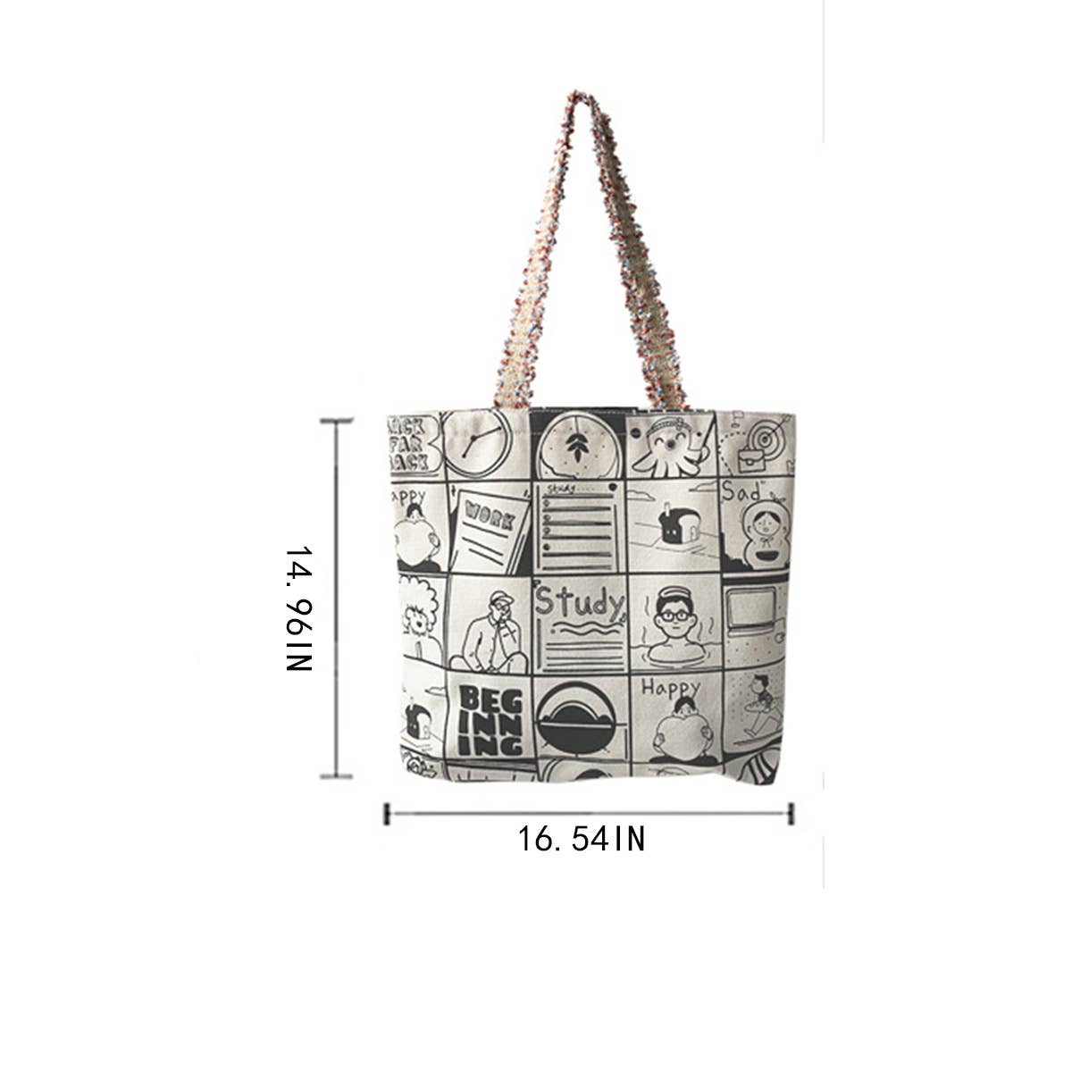 STYLISH LARGE CAPACITY PRINTED SHOULDER BAG_CWAB2178