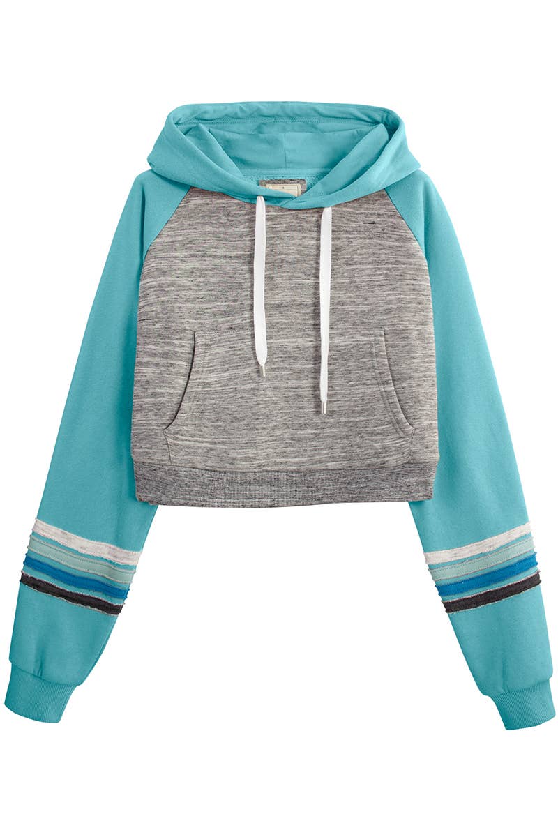 CWOHOL424_Basic Lightweight Pullover Cropped Hoodie