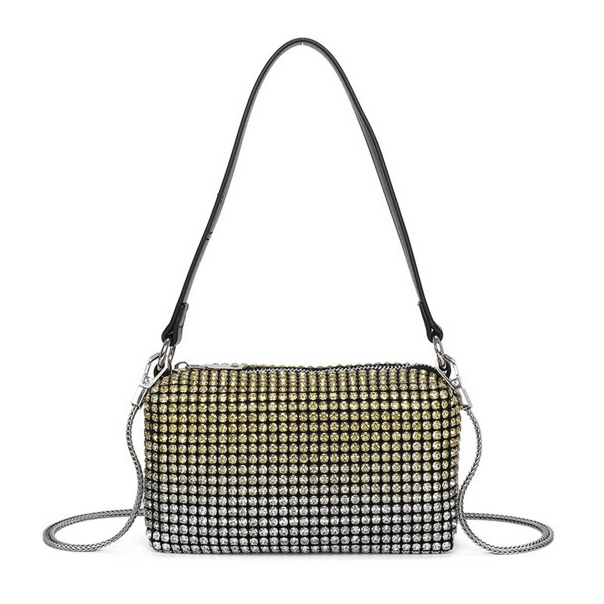 FASHION SMALL SQUARE RHINESTONE EVENING BAG_CWAB3581