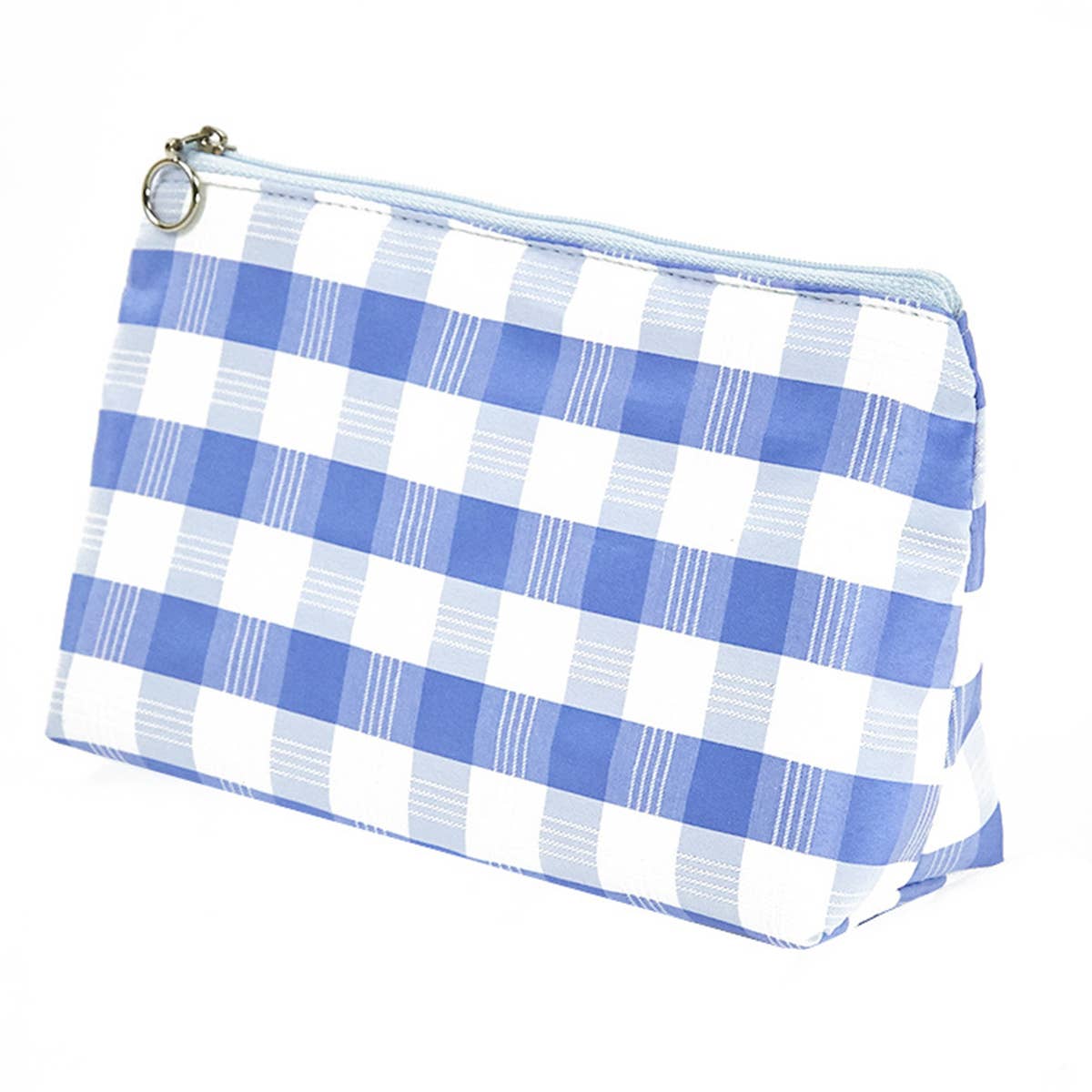 SIMPLE PLAID TOILETRY BAG COSMETIC BAG_CWAB1848