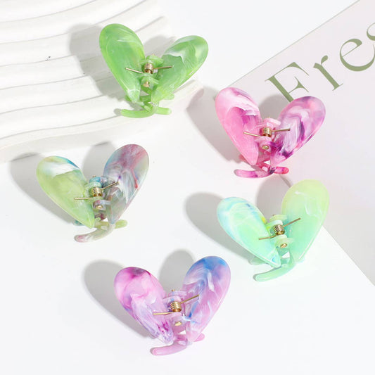 ALL-MATCH GRADIENT HEART HAIRPIN_CWAHA2251