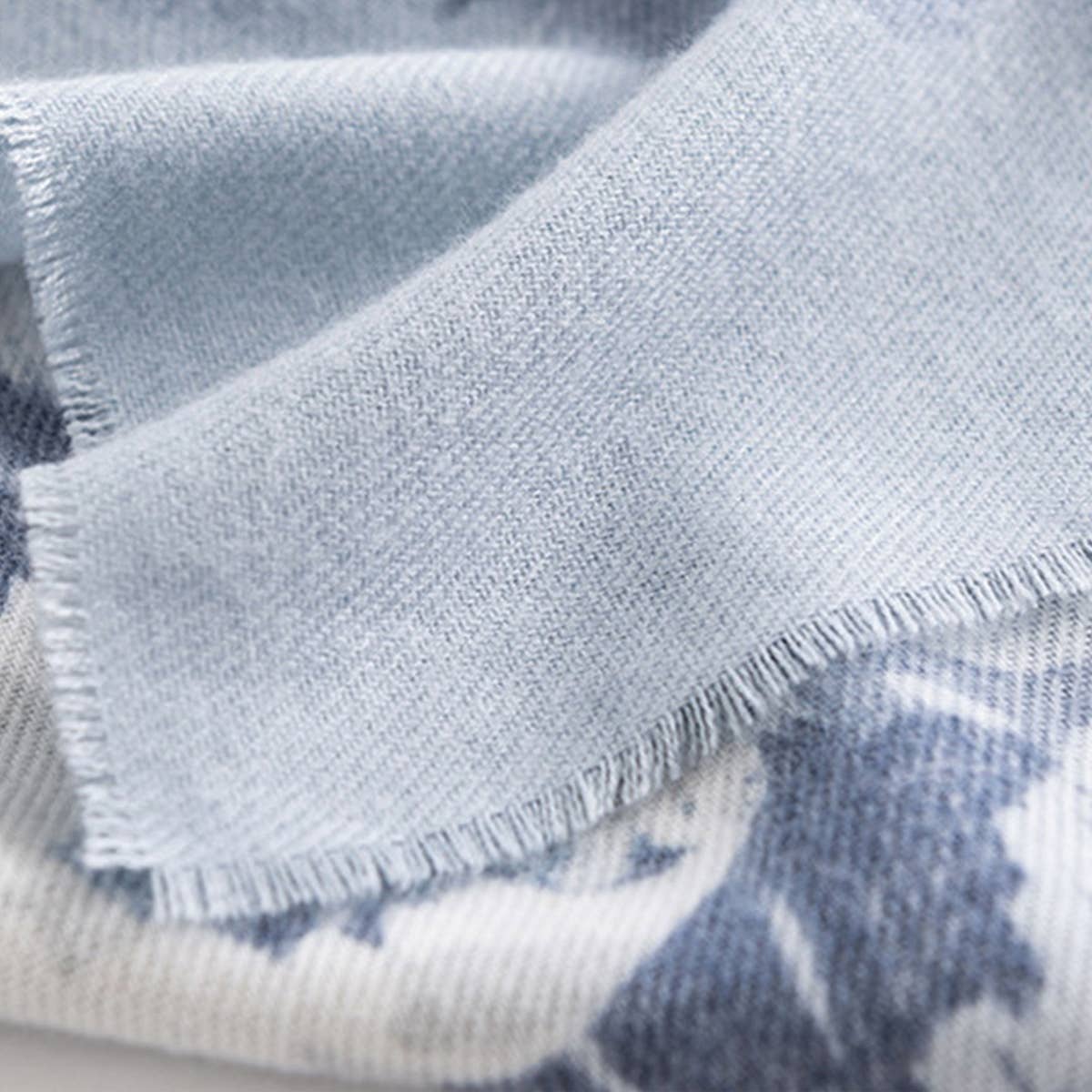 Boho Rose Print Scarf ??Vintage Soft Wrap_CWASC0438