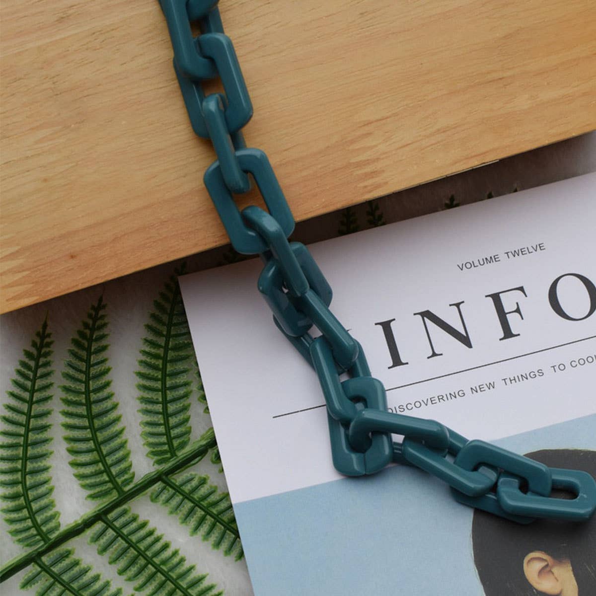 Acrylic Square Multi-Color Bag Chain,Bag Strap_CWMM5093