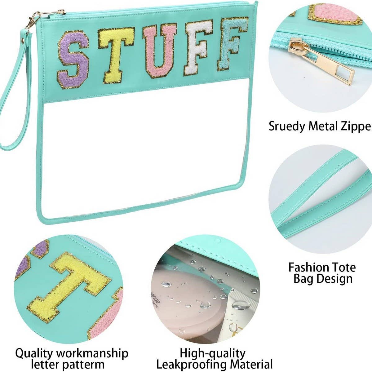 TRANSPARENT WATERPROOF PORTABLE WASH BAG_CWAB1317