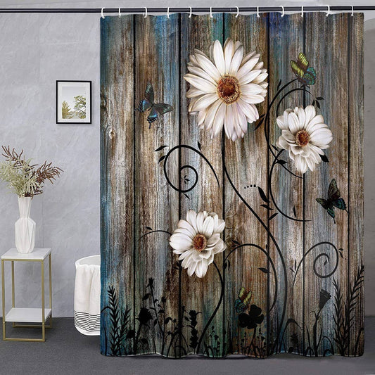 HOT SELLING PRINTED WATERPROOF SHOWER CURTAIN