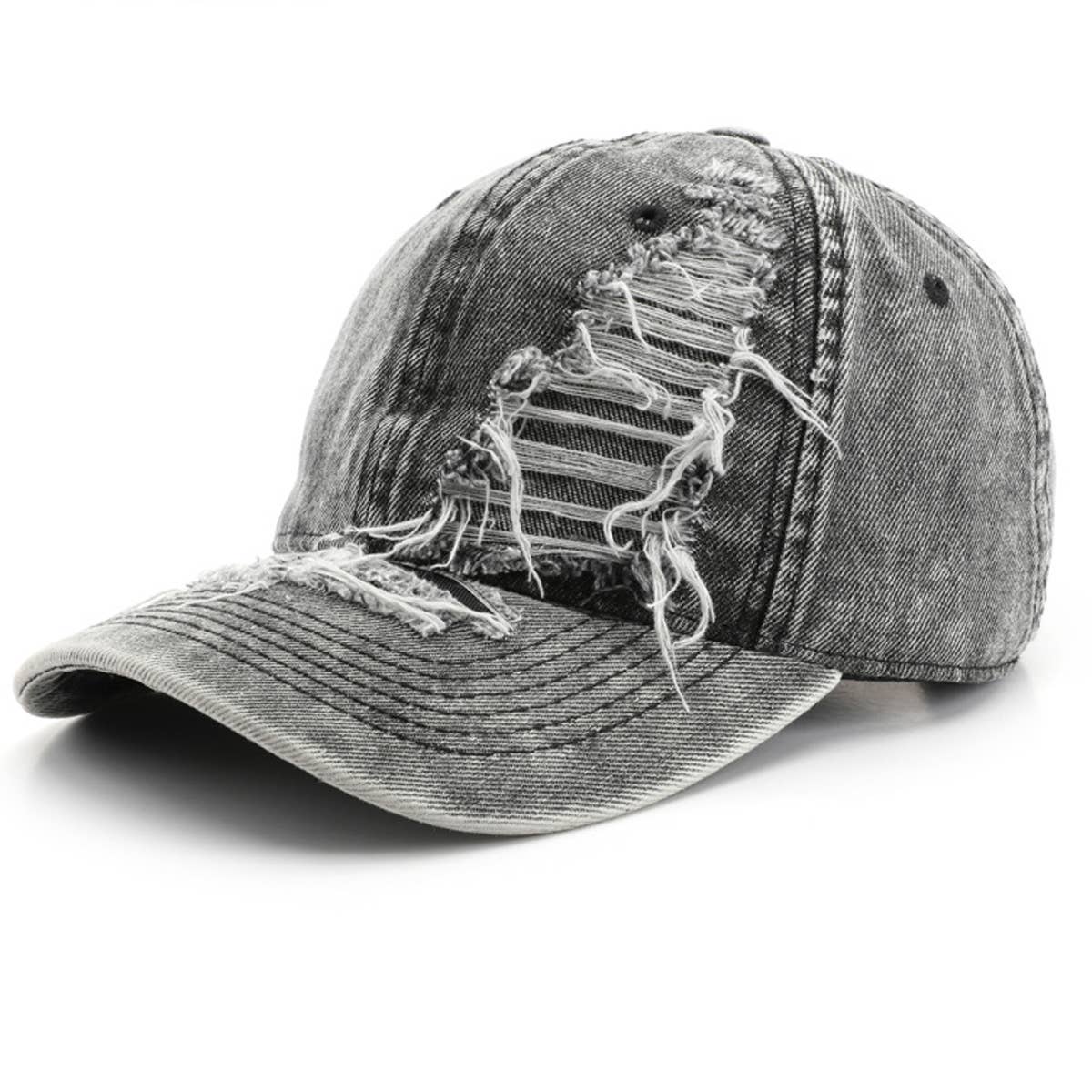 Vintage Washed Hole Baseball Cap for Men & Women_CWAH0907