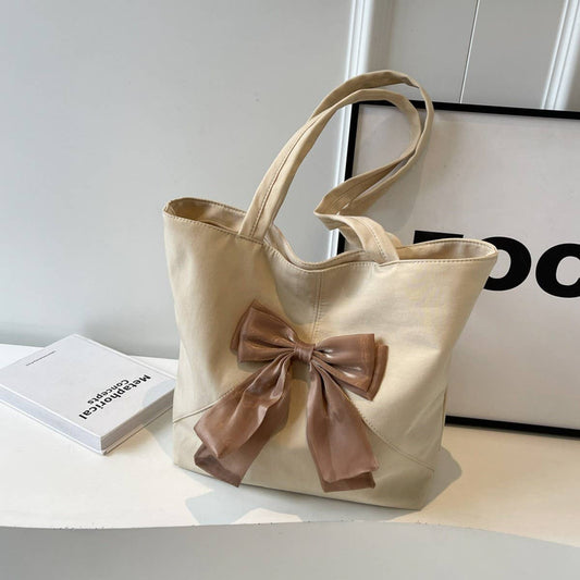 SMALL FRESH CASUAL BOW TOTE BAG_CWAB2691