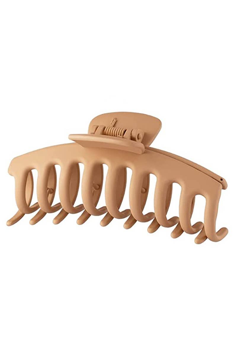 4.3" Matte PS Plastic Hair Claw Clip, Strong Hold_CWAHA0090